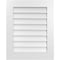 Ekena Millwork Vertical Surface Mount PVC Gable Vent: Non-Functional, w/ 3-1/2"W x 1"P Standard Frame, 24"W x 30"H GVPVE24X3001SN - alternate 1